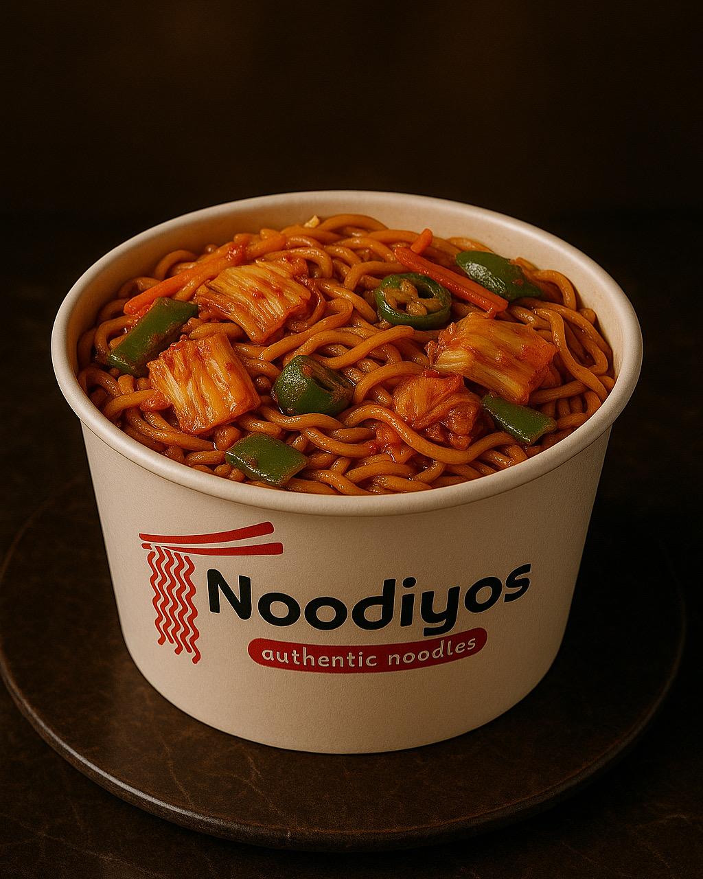 Korean Kimchi Noodles